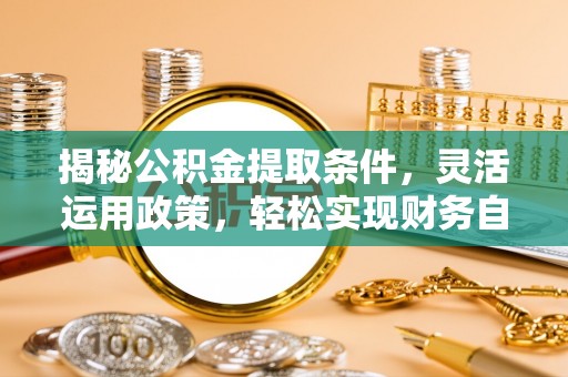 舞阳揭秘公积金提取条件，灵活运用政策，轻松实现财务自由