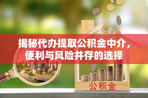 舞阳揭秘代办提取公积金中介，便利与风险并存的选择