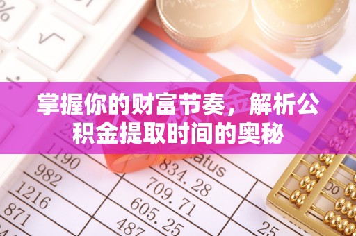 舞阳掌握你的财富节奏，解析公积金提取时间的奥秘