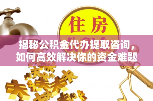 舞阳揭秘公积金代办提取咨询，如何高效解决你的资金难题