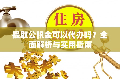 舞阳提取公积金可以代办吗？全面解析与实用指南