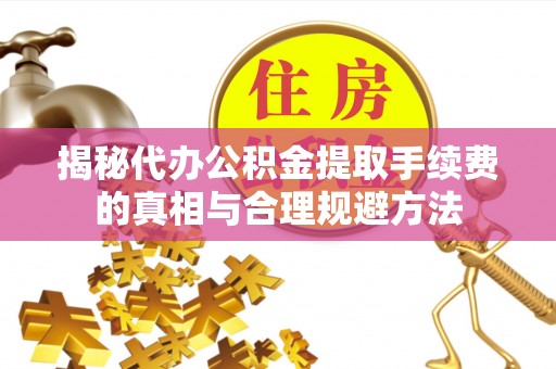 舞阳揭秘代办公积金提取手续费的真相与合理规避方法