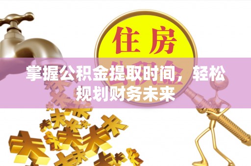 舞阳掌握公积金提取时间，轻松规划财务未来
