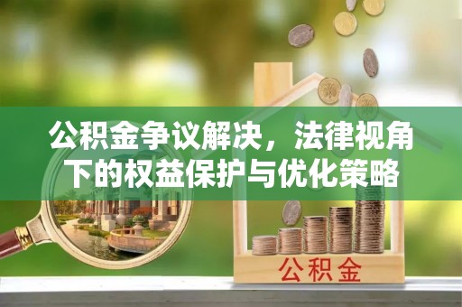 舞阳公积金争议解决，法律视角下的权益保护与优化策略