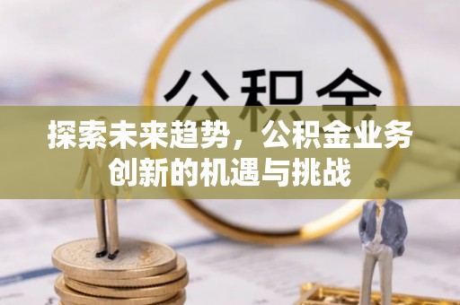 舞阳探索未来趋势，公积金业务创新的机遇与挑战