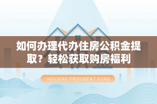 舞阳如何办理代办住房公积金提取？轻松获取购房福利