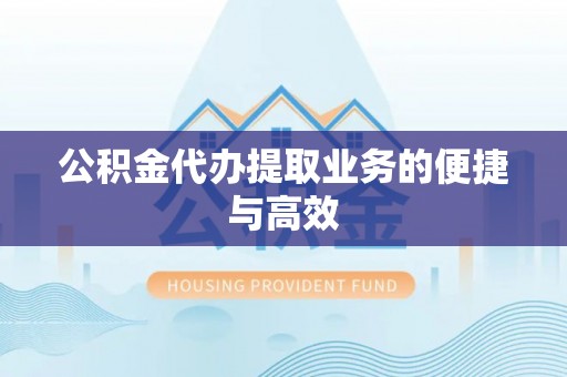 舞阳公积金代办提取业务的便捷与高效