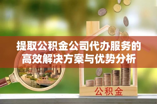 舞阳提取公积金公司代办服务的高效解决方案与优势分析