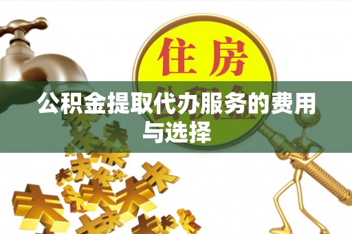 舞阳公积金提取代办服务的费用与选择