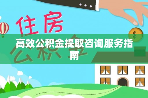 舞阳高效公积金提取咨询服务指南